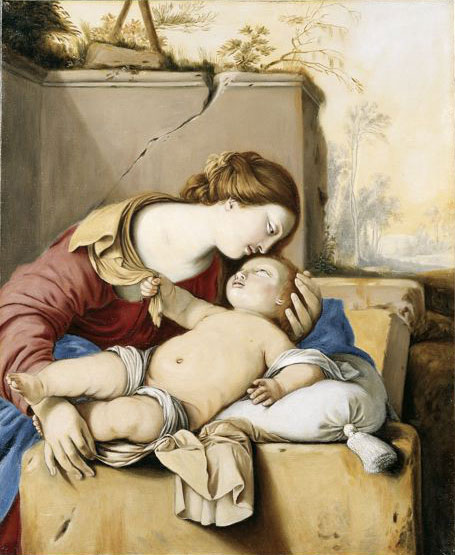 Vierge &agrave; l'enfant - Laurent de la Hydre