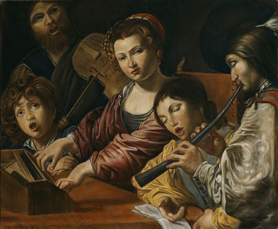 Le concert, d'apres Valentin de Boulogne