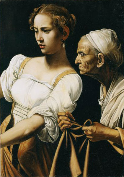 Judith et Holopherne, d'apres Le Caravage