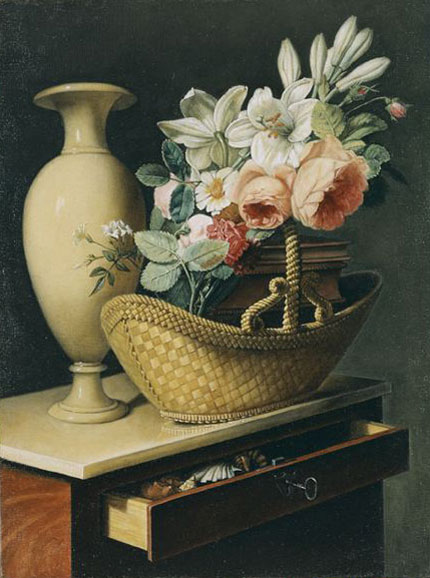 Nature morte aux fleures, d'apres Bergeon